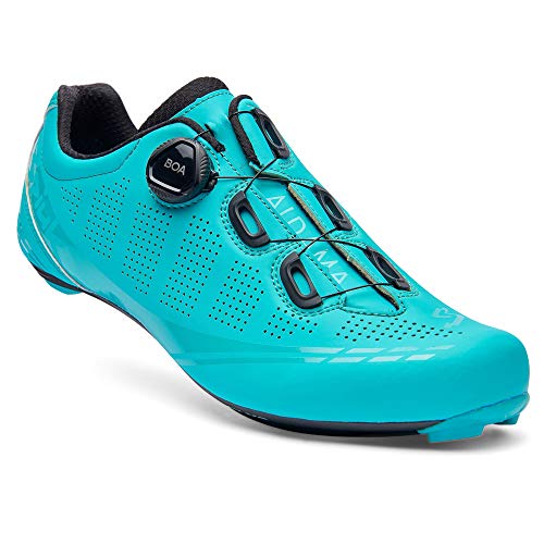 Spiuk Sportline Road C Zapatilla Carretera ALDAMA Carbono, Adultos Unisex, Turquesa Mate, T. 44