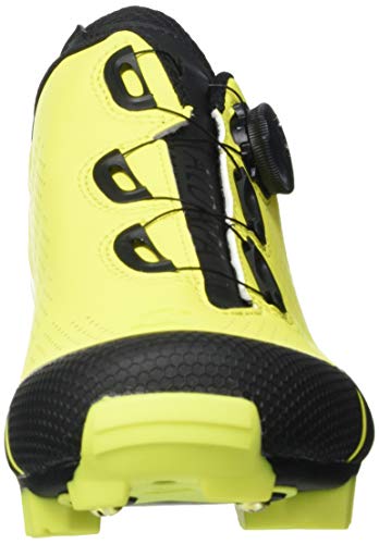 Spiuk Sportline Zapatilla MTB ALDAPA, Adultos Unisex, Amarillo Fluor Mate, T. 43