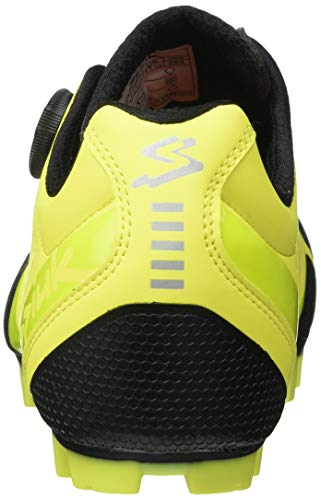 Spiuk Sportline Zapatilla MTB ALDAPA, Adultos Unisex, Amarillo Fluor Mate, T. 43
