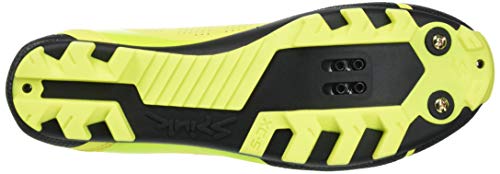 Spiuk Sportline Zapatilla MTB ALDAPA, Adultos Unisex, Amarillo Fluor Mate, T. 43