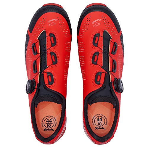 Spiuk Sportline Zapatilla MTB ALDAPA, Adultos Unisex, Rojo Mate, T. 42