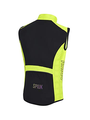 Spiuk Top Ten Chaleco, Hombres, Amarillo Fluor, XL