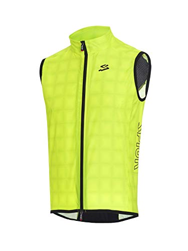 Spiuk Top Ten Chaleco, Hombres, Amarillo Fluor, XL