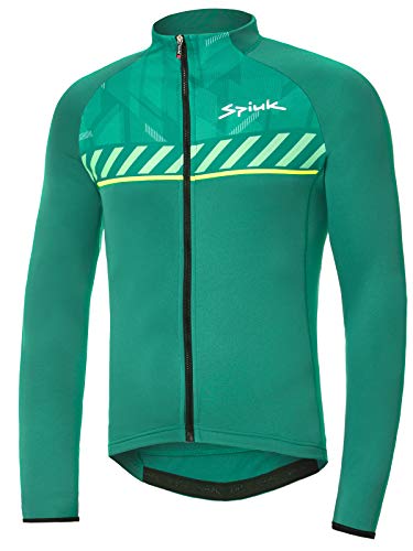 Spiuk Top Ten Maillot M/L, Hombres, Verde