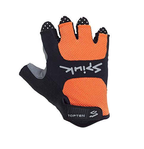 Spiuk Top Ten MTB Guantes Cortos, Hombre, Naranja AV/Negro, S