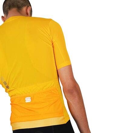 Sportful Supergiara - Maillot de ciclismo para hombre, Sportful, amarillo, medium