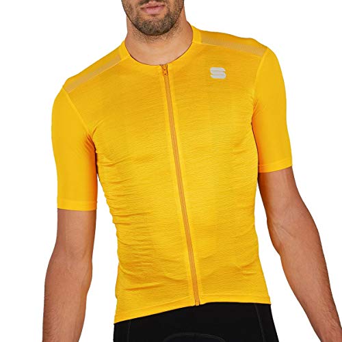 Sportful Supergiara - Maillot de ciclismo para hombre, Sportful, amarillo, medium