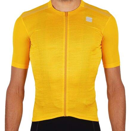 Sportful Supergiara - Maillot de ciclismo para hombre, Sportful, amarillo, medium