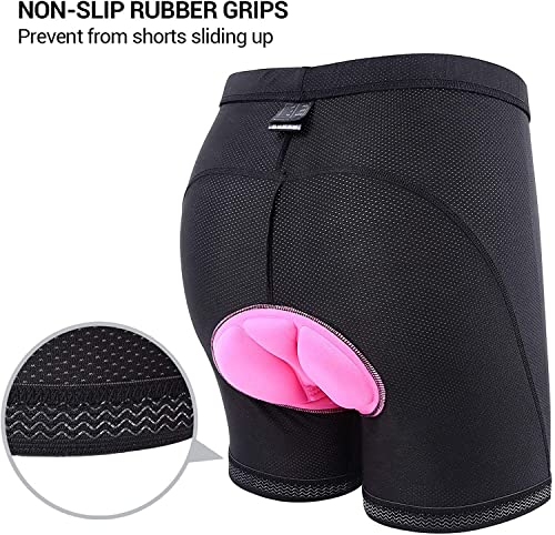 Sportneer Pantalones Cortos de Ciclismo para Mujer con Acolchado 3D para Ciclismo y niña, Ropa Interior