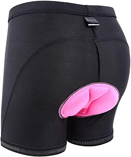 Sportneer Pantalones Cortos de Ciclismo para Mujer con Acolchado 3D para Ciclismo y niña, Ropa Interior