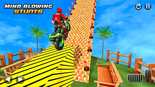 sports bike extreme stunt - maestros de carreras de acrobacias en bicicleta 3d racing 2021 - juegos gratuitos para niños de simulación de bicicletas.