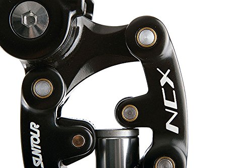 SR Suntour SP12 NCX Tija con Suspensión, Unisex Adulto, Negro, 27.2 mm