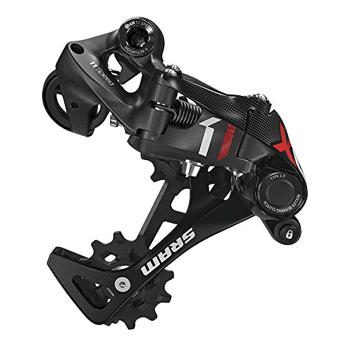 SRAM 00.7518.064.001 Cambio, X01, Tipo 2.1, 11v, Rojo, Unisex, Multicolor, M