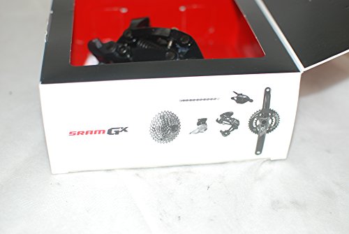SRAM 100021 Cambio, GX, Tipo 2.1, 10v, Caja Media, Negro, Multicolor, M