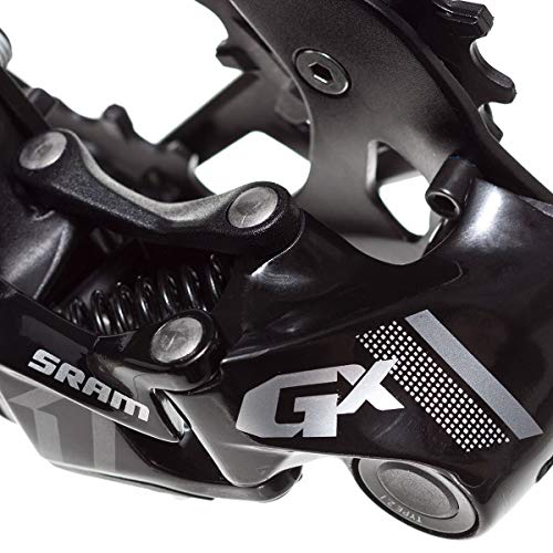 SRAM 100104 Cambio, GX1, 1X, 11v, trasero, caja larga, Negro, M