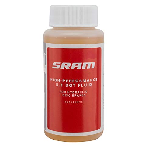 SRAM Bremsflüssigkeit Dot 5.1, für Alle hydraulischen Bremsen Von und Avid geeignet, 120 ml