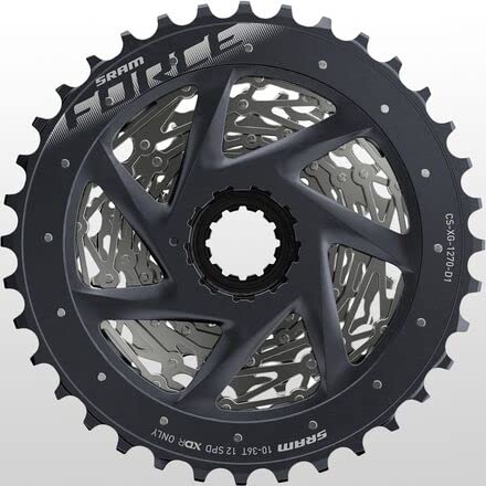 Sram Cassette Force XG-1270 12V (10-33), Adultos Unisex, Plata (Plateado), Talla Única