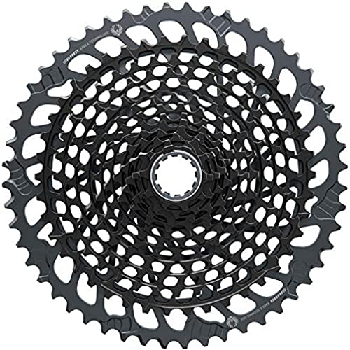 Sram Cassette XG-1295 Eagle 12V (10-52), Adultos Unisex, Negro (Negro), Talla Única