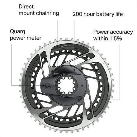 Sram Kit Powermeter Araña+Platos 54/41 DM + Desviador Red Axs Polar Grey*