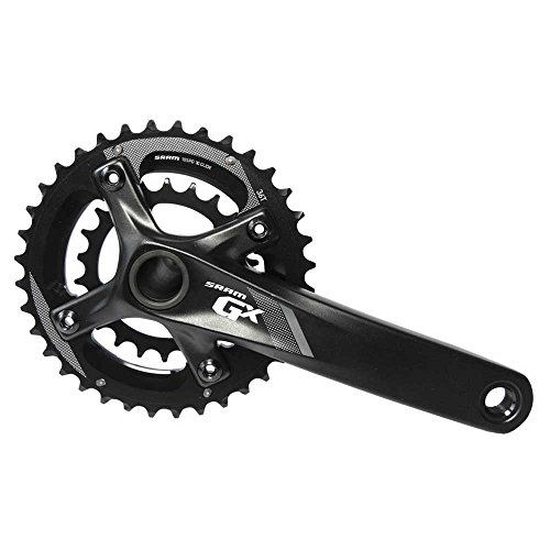 Sram MTB GX 1000 GXP 2 x 10 175 Boost 148 36-22 (GXP Cups Not Included) - Biela para Bicicletas, Color Negro