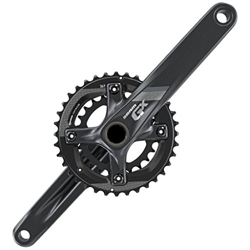 Sram MTB GX 1000 GXP 2 x 10 175 Boost 148 36-22 (GXP Cups Not Included) - Biela para Bicicletas, Color Negro