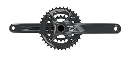 Sram MTB GX 1000 GXP 2 x 10 175 Boost 148 36-22 (GXP Cups Not Included) - Biela para Bicicletas, Color Negro