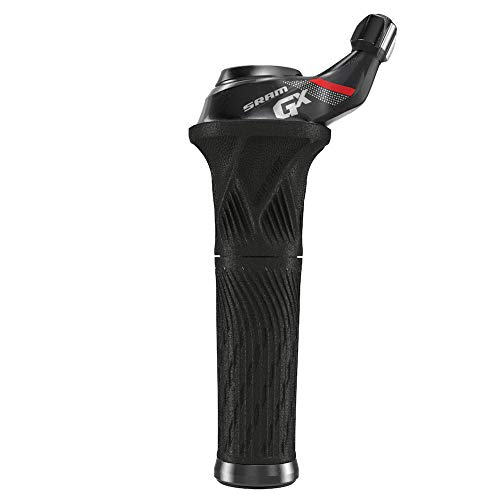Sram MTB Gx Grip Shift 11 Speed Rear with Locking Grip - Cambio para Bicicletas, Color Rojo, Talla 11 Speed