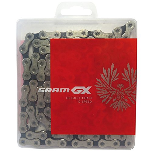 SRAM SRM Cadena GX Eagle Silver 12V, Unisex Adulto, Plata, 12 fach