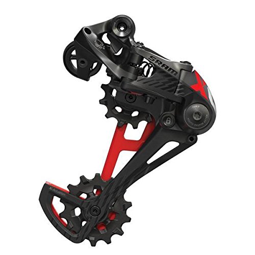 Sram X01 Eagle Type 3 - Cambio de marchas trasero, 12 velocidades, unisex, color negro y rojo