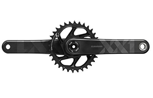 SRAM XX1 Eagle Fat Bike Bielas, Unisex Adulto, Negro, 165mm, 32T, Fatbike 5" Variante