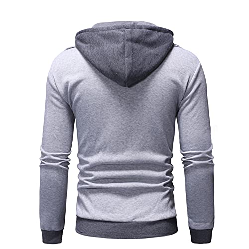 SSBZYES Sudaderas con Capucha para Hombre Chaquetas De Otoño E Invierno Camisetas De Manga Larga Tops con Cremallera para Hombre Más Chaqueta De Lana Suéter Juvenil Suéter Cardigan