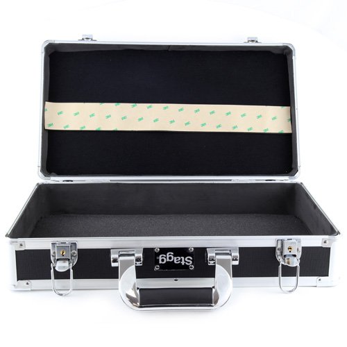 Stagg UPC-500 - Caja de transporte para pedales de efectos para guitarra (pedales no incluidos), 25.5 x 50 x 9 cm
