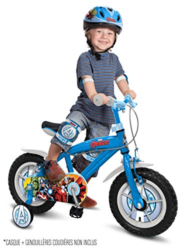 Stamp-AV299018NBA Avengers Bicicleta, Color Azul, 12 Pulgadas (AV299018NBA)