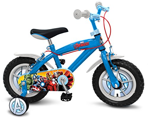 Stamp-AV299018NBA Avengers Bicicleta, Color Azul, 12 Pulgadas (AV299018NBA)