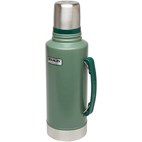 Stanley Classic Legendary Bottle 1.9L Hammertone Green - Botella Termica de Acero Inoxidable - Se Mantiene Caliente o Frío 32 Horas - Termo Cafe Sin BPA - Apto para Lavavajillas