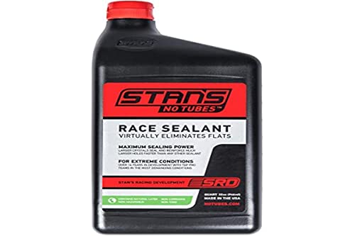 Stan's no tube NTLRSellador de neumáticos Race, 32 oz, negro, 946 ml