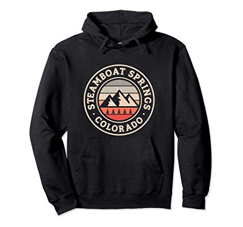 Steamboat springs colorado Skiing Snowboarding lodge shirt Sudadera con Capucha