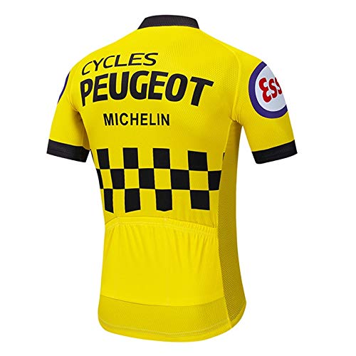 STEPANZU Maillot Ciclismo Hombre Corta Ropa Ciclismo para Bicicleta Montaña Camisa Ciclismo Deportivo