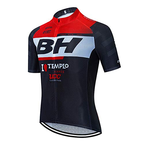 STEPANZU Maillot Ciclismo Hombre Corta Ropa Ciclismo para Bicicleta Montaña Camisa Ciclismo Deportivo