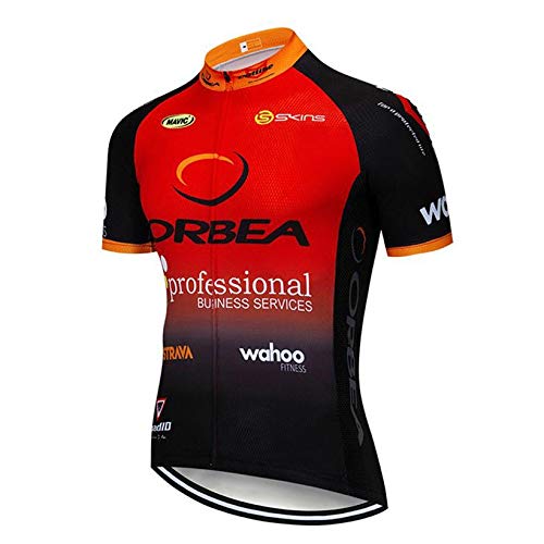 STEPANZU Ropa Ciclismo Hombre Verano Maillot Ciclismo Transpirable Jersey Ciclismo Secado rápido Maillot MTB