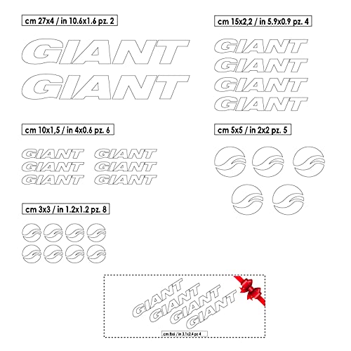 Sticker Mimo Adhesivos compatibles con Giant New, accesorios para bicicleta MTB Tuning, calcomanías bicicleta Passion Bike