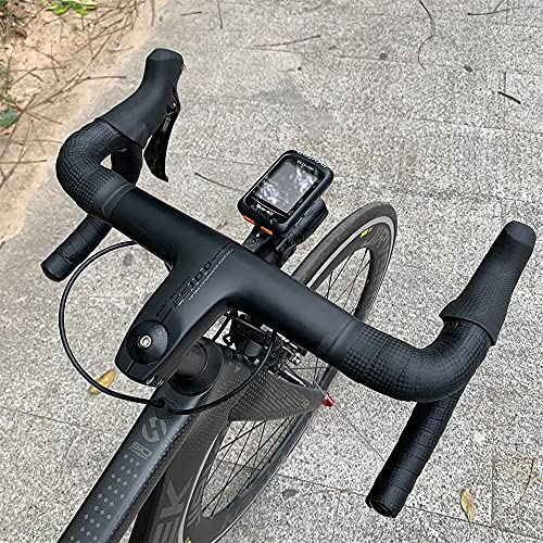 Sucastle Manillar de la Bici Extensor de Fibra de Carbono de 28,6 mm / 31.8mm Integrados Bar Road Manillar de la Bicicleta de Carreras for Bicicleta de Carretera Mate Negro (Size : 100 * 420mm)