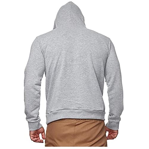 Sudadera Capucha Hombres Manga Larga Color Sólido con Mascarilla Jerseys Hombres Regular Fit Primavera Otoño Moda Casual Sudadera Hombres Outdoor Acampar Montañismo Pullover Hombres