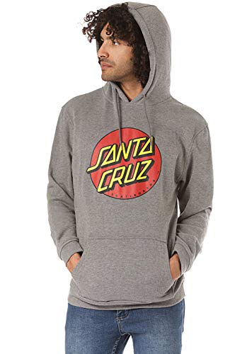 Sudadera Santa Cruz Classic Dot Hood (L, Dark. Heather)