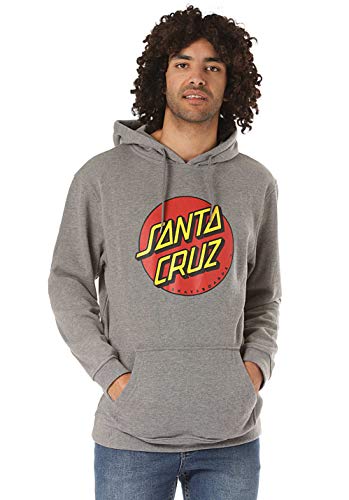 Sudadera Santa Cruz Classic Dot Hood (L, Dark. Heather)