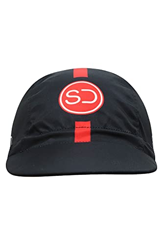 SUNDRIED Bajo Ciclismo Casco de cráneo Cap Raya Ciclismo Sombrero Accesorios Tapa de Bicicletas (Negro)