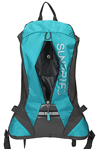 SUNDRIED Mochila de hidratación Bolso de hidratación azul 1L para rastro que corre Ultramar Senderismo Trekking y ciclismo