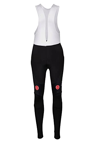 SUNDRIED Pantalones Babero de Ciclo Medias Bicicleta de Carretera Acolchado Bib Mujeres de Bicicletas de montaña de Ropa (SD0317 XXL, Negro)