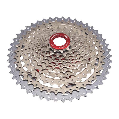 SunRace Csmx3 10V 11-46T Cassette, Unisex Adulto, Plata, Talla Única