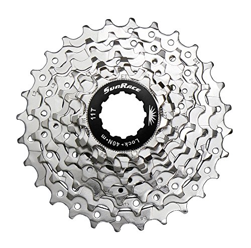 SunRace CSR91 Piñón Cassette, Plata, 11-28 Dientes